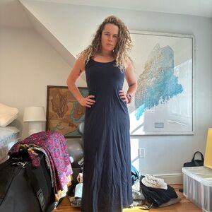 James Perse Midnight Blue Maxi Dress
